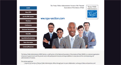 Desktop Screenshot of npa-section.com